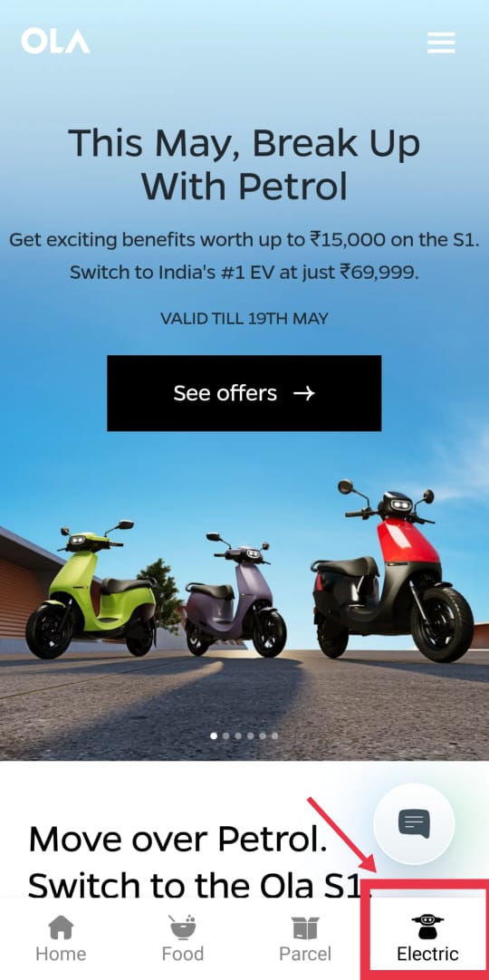 How to buy ola electric Scooter-Ola app log in